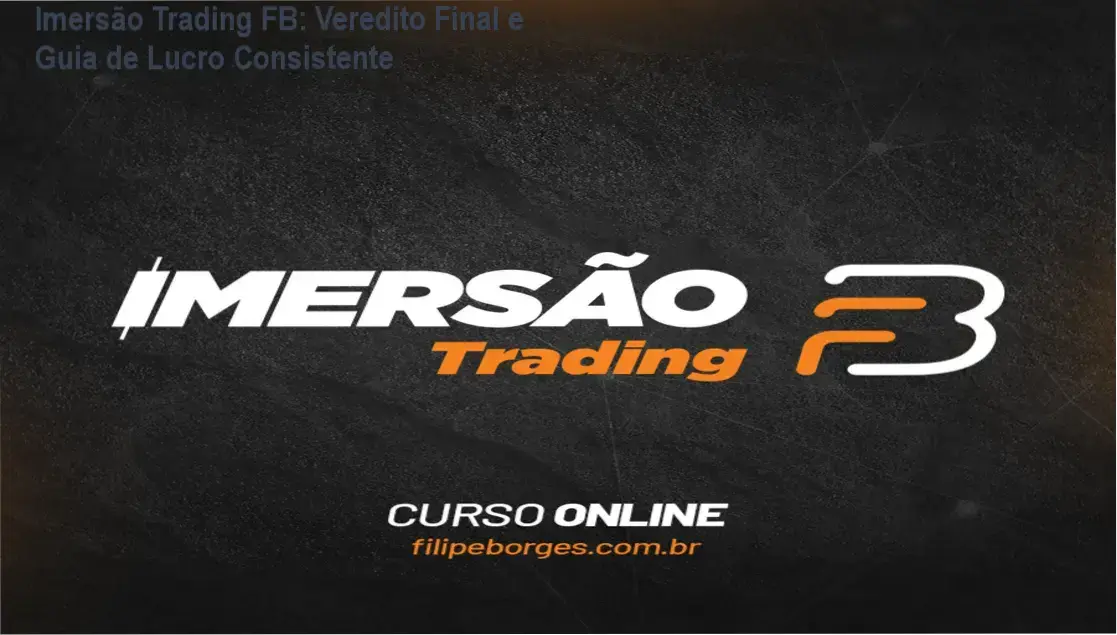 Gráfico de análise técnica exemplificando a metodologia da Imersão Trading FB de Filipe Borges
