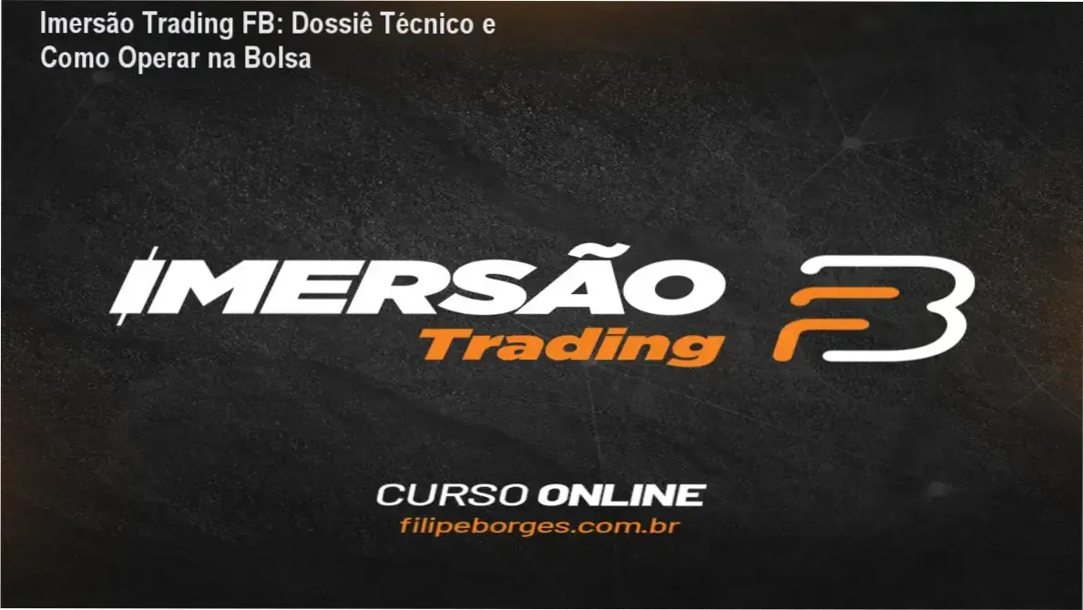 Interface de análise gráfica e materiais da Formação para Investidores e Traders de Filipe Borges