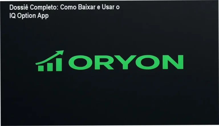 Interface do aplicativo IQ Option em um smartphone moderno demonstrando gráficos financeiros.