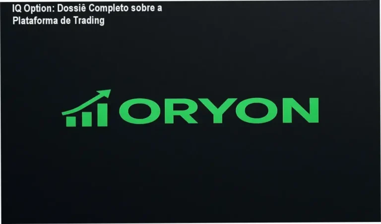 Interface de negociação da IQ Option exibindo gráficos de opções binárias e ferramentas de trading