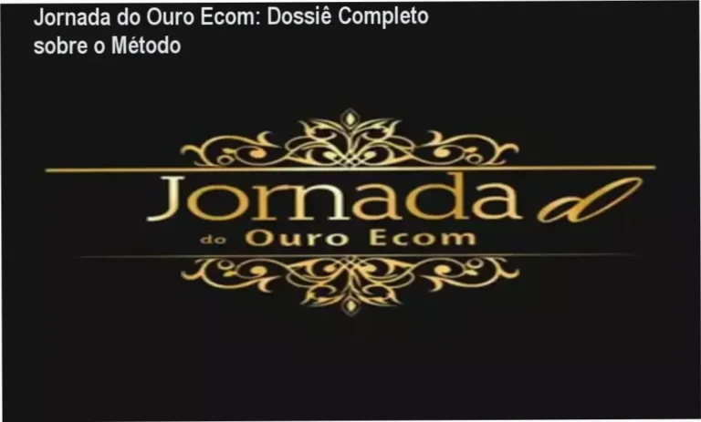 Representação visual do método de vendas Jornada do Ouro Ecom para escala em marketplaces