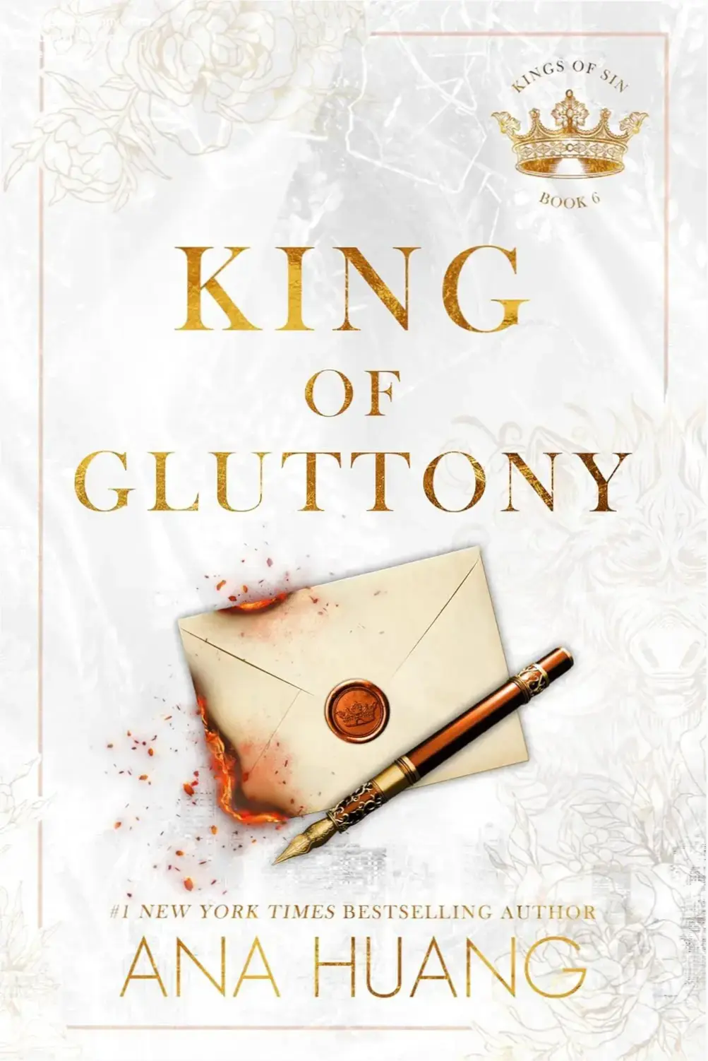 Capa do ebook King of Gluttony de Ana Huang, romance contemporâneo