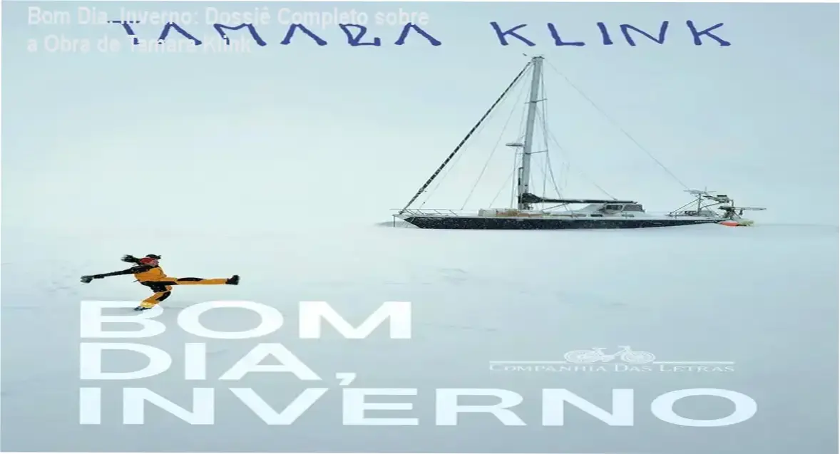 Livro Bom Dia, Inverno de Tamara Klink em composição de guia de leitura técnica