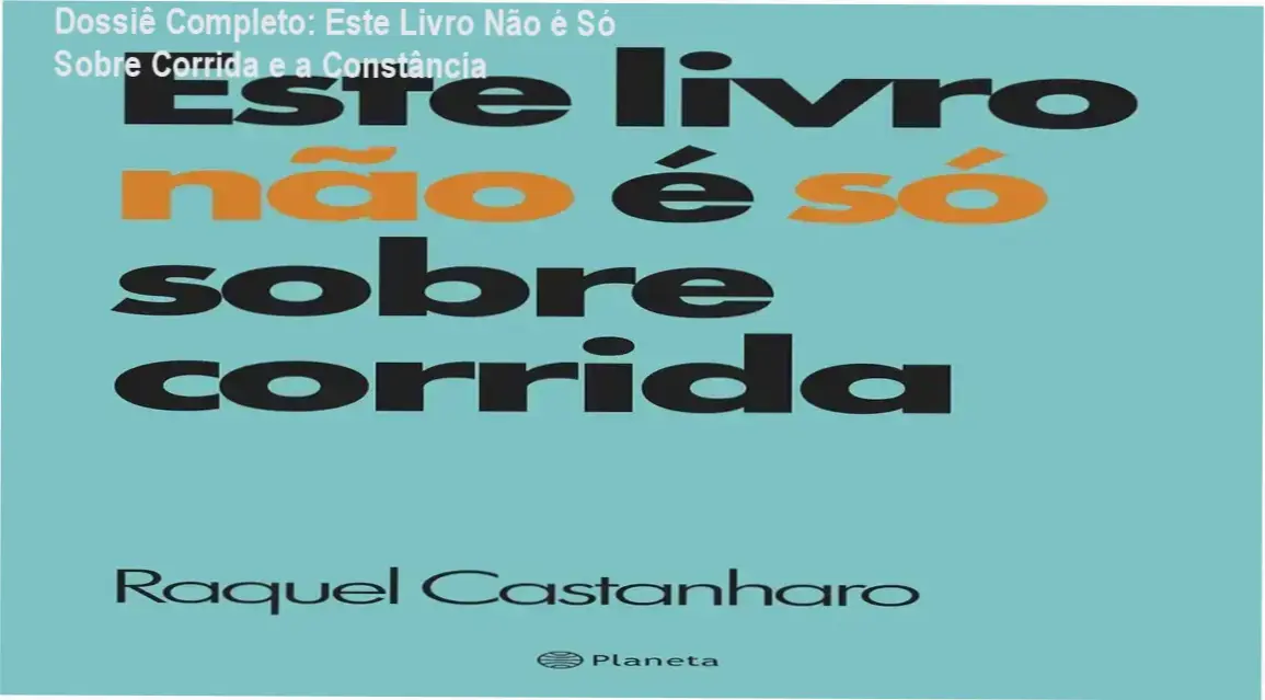Capa do livro Este livro não é só sobre corrida de Raquel Castanharo destacando a superação mental