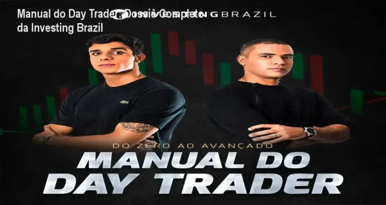 Interface do curso Manual do Day Trader com Mikael Mendonça e Fabio Gregorio mostrando gráficos de Price Action
