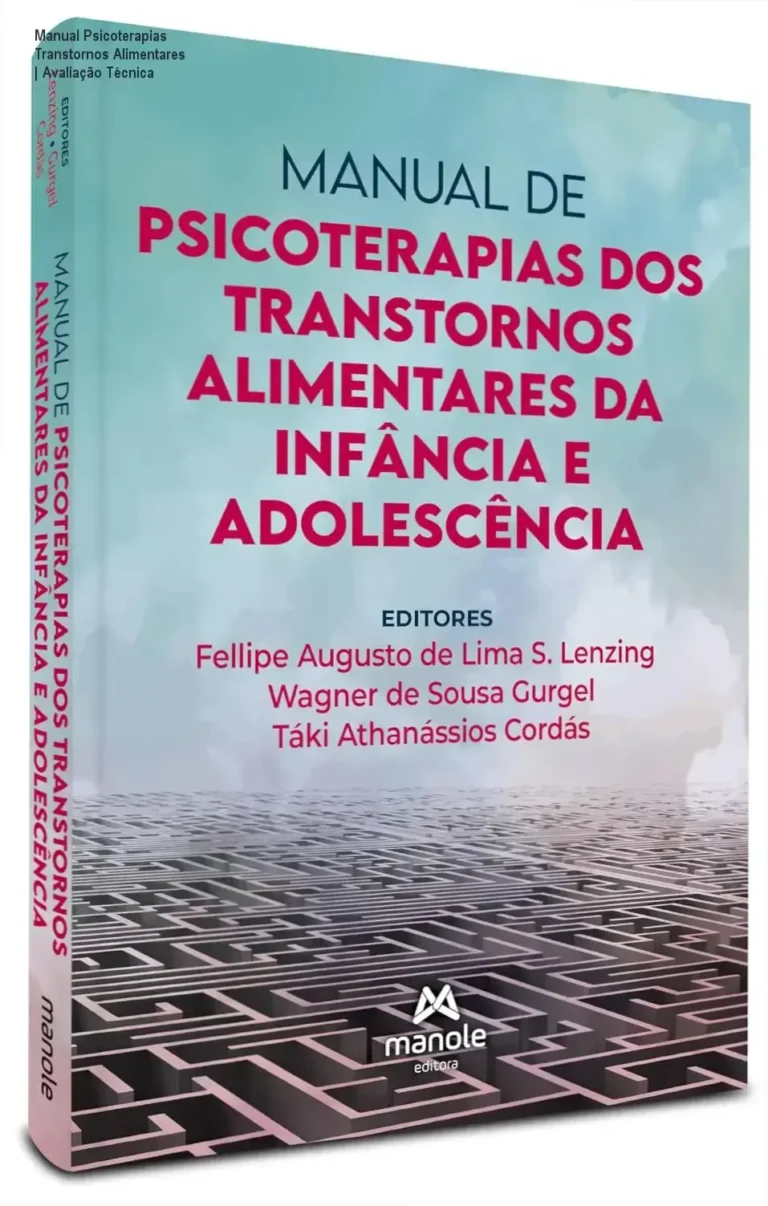 Capa do livro Manual de psicoterapias dos transtornos alimentares da infância e adolescência por Lenzing e Gurgel