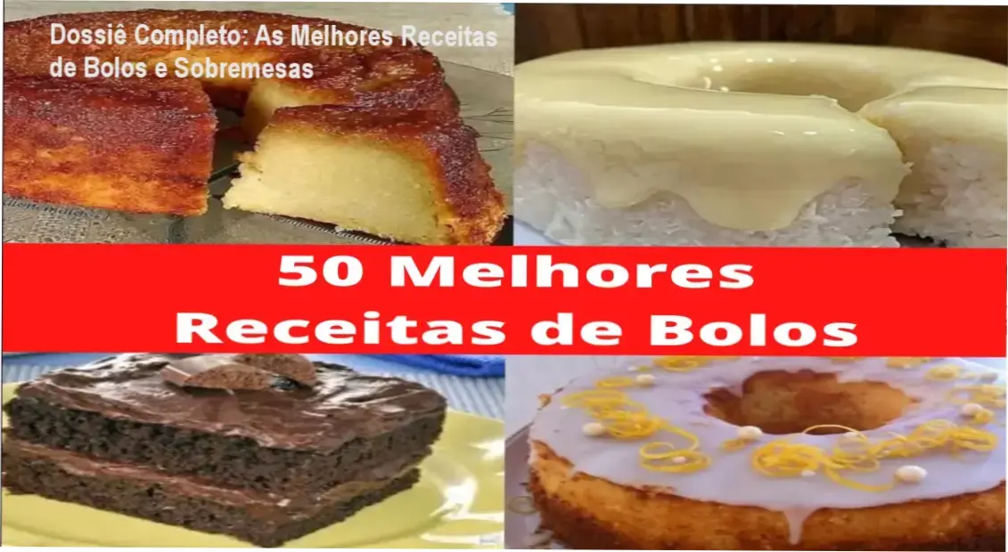 Seleção de bolos variados como bolo de chocolate, milho e fubá dispostos em mesa de café da tarde