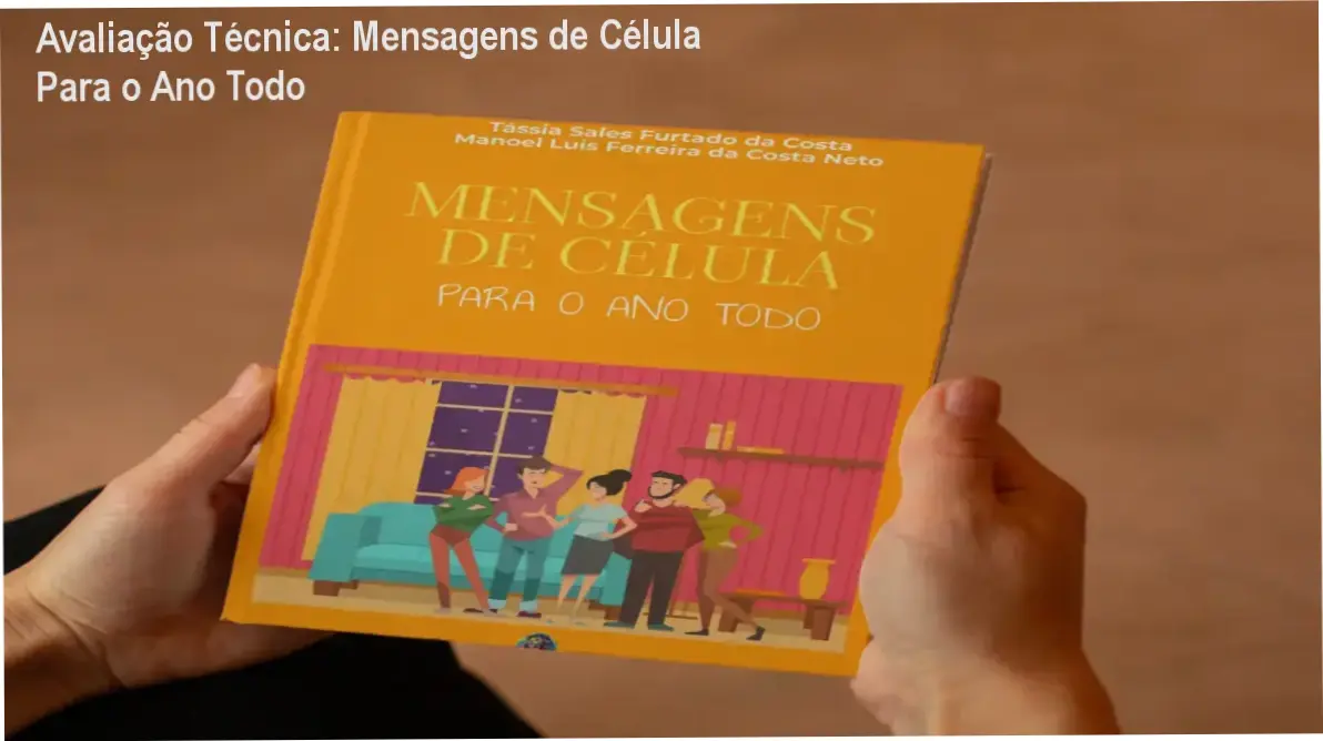 Mockup digital do ebook Mensagens de Célula Para o Ano Todo demonstrando estrutura de estudos bíblicos e liderança.