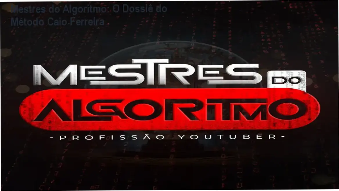 Interface do treinamento Mestres do Algoritmo de Caio Ferreira mostrando estratégias de canais dark
