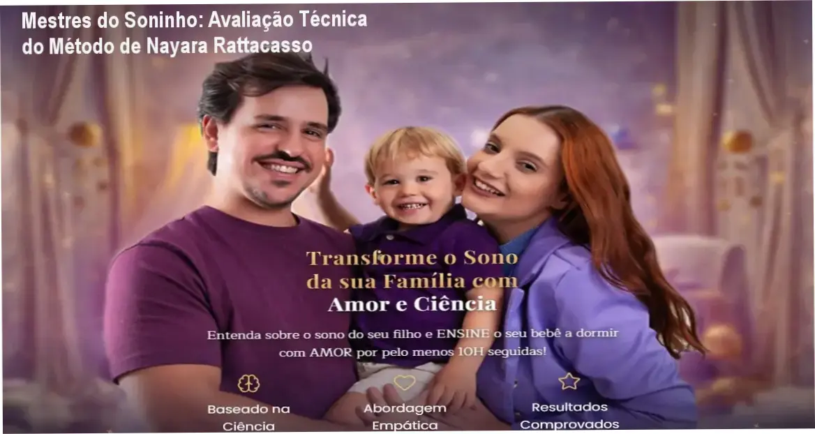 Visão detalhada da plataforma do curso Mestres do Soninho da Nayara Rattacasso