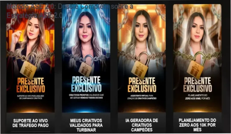 Interface de curso online mostrando estratégias de marketing de afiliados para Shopee e TikTok Shop