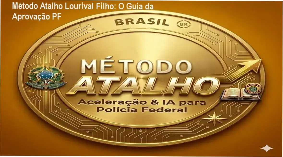 Interface e bastidores do Método Atalho de Lourival Filho para Agente da Polícia Federal