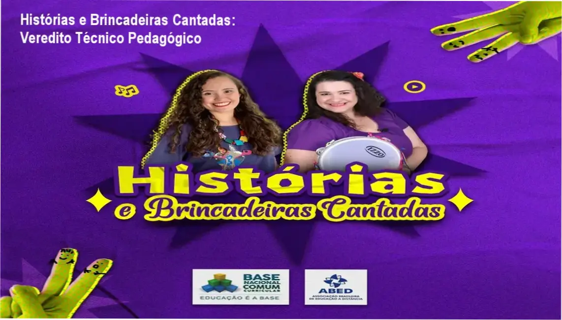 Professor aplicando atividades lúdicas do método Histórias e Brincadeiras Cantadas com crianças em sala de aula