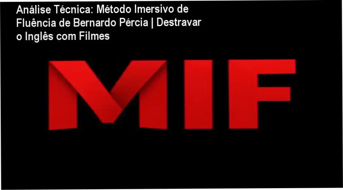 Método Imersivo de Fluência - Bastidores e funcionamento do curso online interno de Bernardo Pércia, professor de inglês experiente na imersão técnica