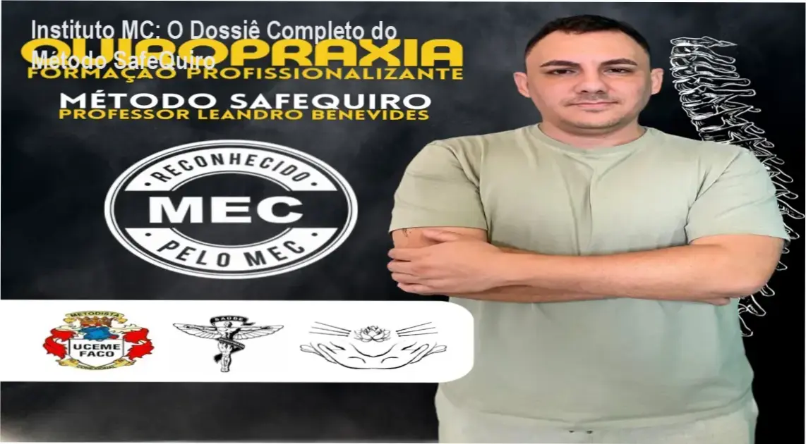Plataforma de ensino online do Método SafeQuiro do Instituto MC com aulas práticas de manipulação articular