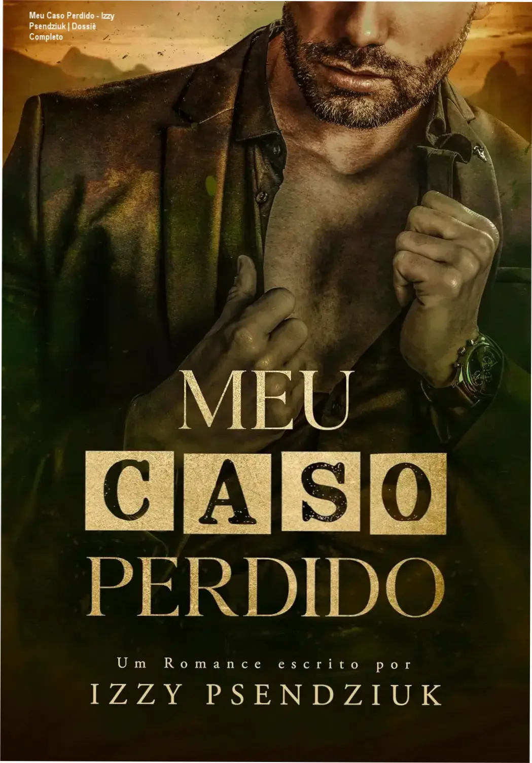 Capa do eBook Meu Caso Perdido de Izzy Psendziuk em um dispositivo Kindle