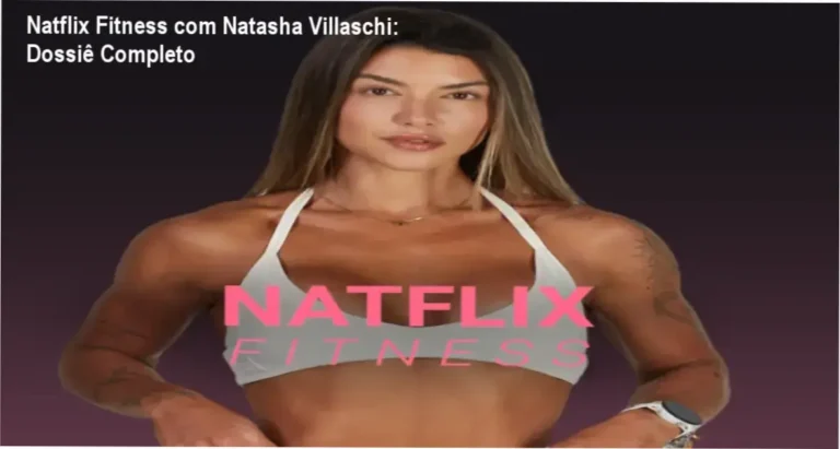 Natflix Fitness de Natasha Villaschi apresentando bastidores e funcionamento da plataforma