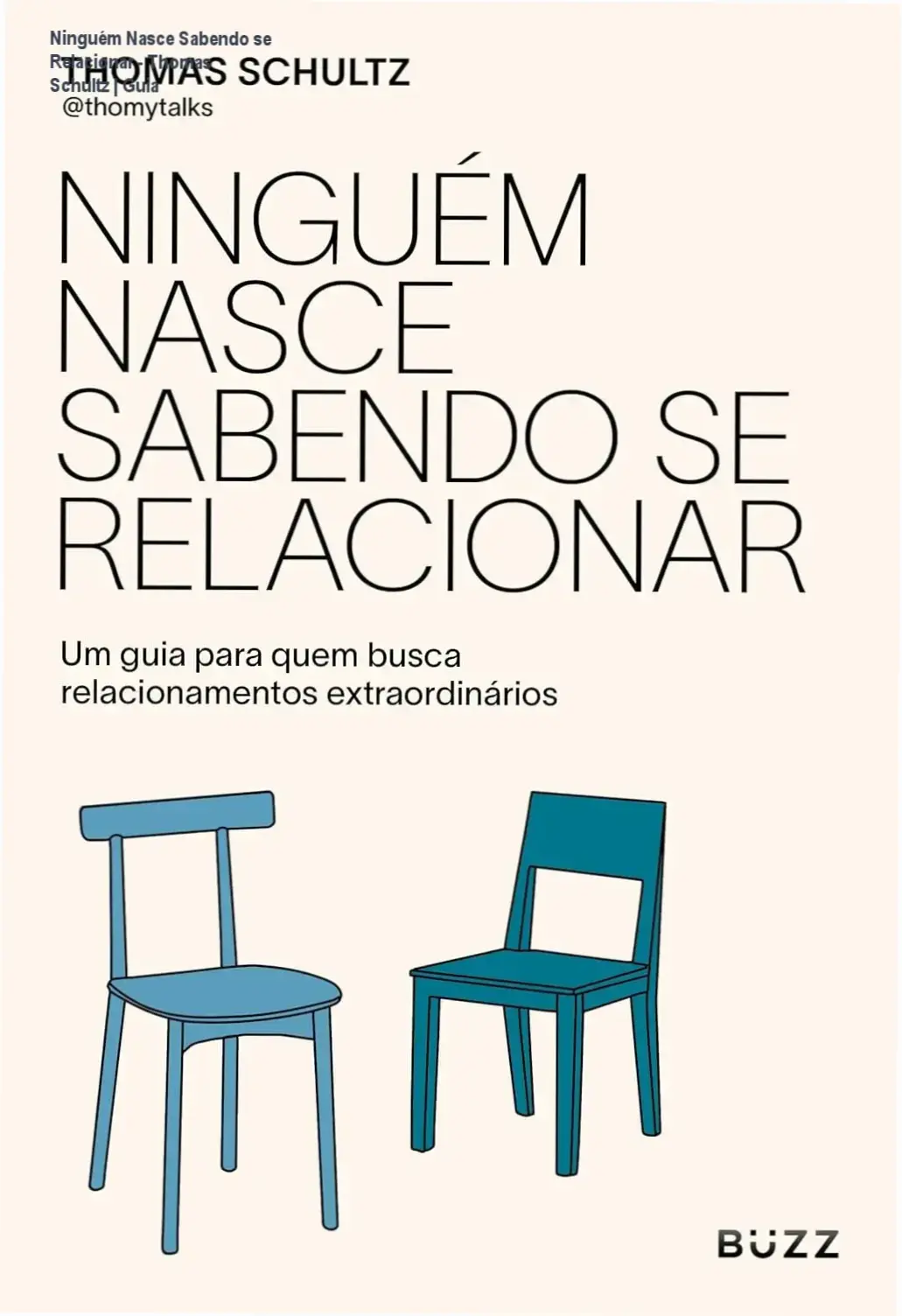 Capa do eBook Ninguém nasce sabendo se relacionar de Thomas Schultz em um dispositivo Kindle