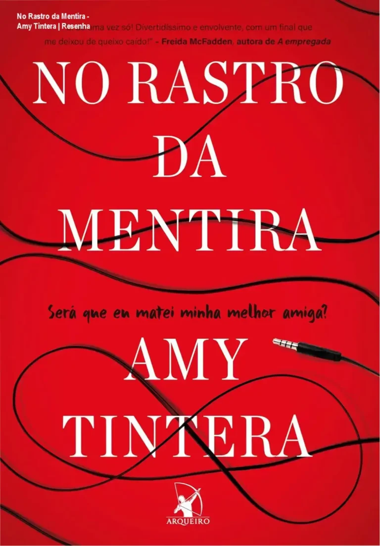 Capa do livro No Rastro da Mentira em destaque