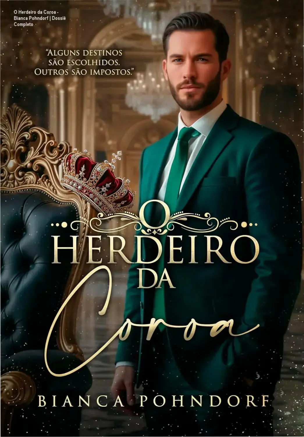 Capa do eBook O Herdeiro da Coroa de Bianca Pohndorf em dispositivo digital
