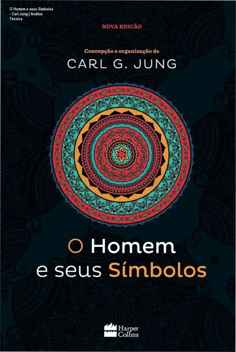 Capa do livro O Homem e seus Símbolos de Carl Jung representando o universo simbólico humano