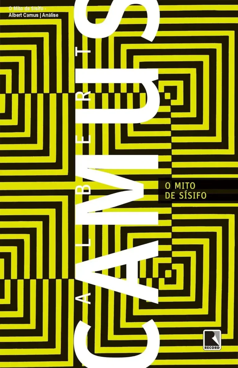 Capa do livro O Mito de Sísifo de Albert Camus edição Record tradução Ari Roitman