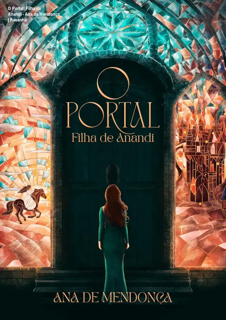 Capa de O Portal: Filha de Anandi em formato físico com destaque para Hannah e Noa