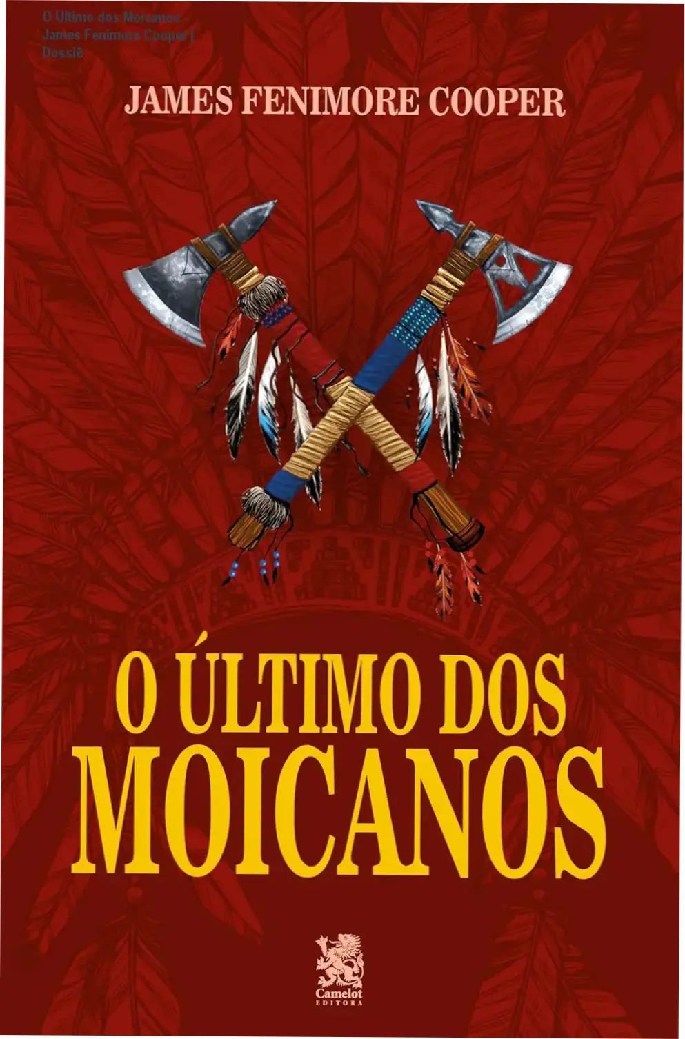 Capa do livro O Último dos Moicanos de James Fenimore Cooper em formato digital