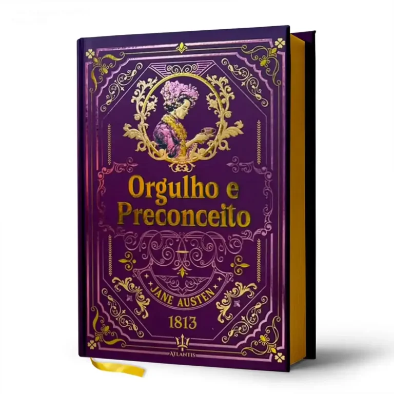 Capa do livro Orgulho e Preconceito em edição de luxo em capa dura