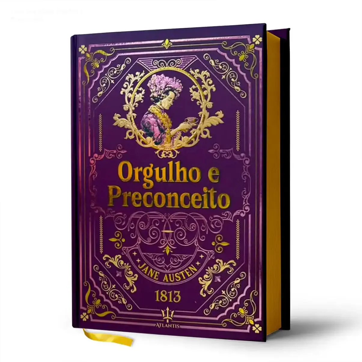 Capa do livro Orgulho e Preconceito em edição de luxo em capa dura