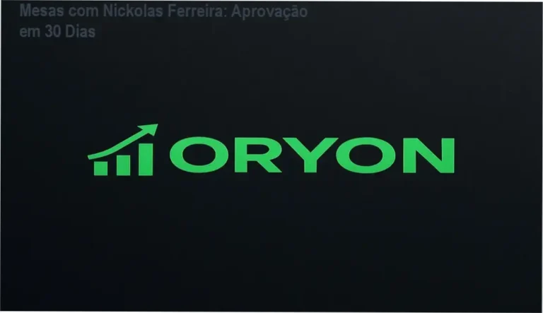 Gráfico mostrando caminho de aprovação em mesas proprietárias com o método ORYON