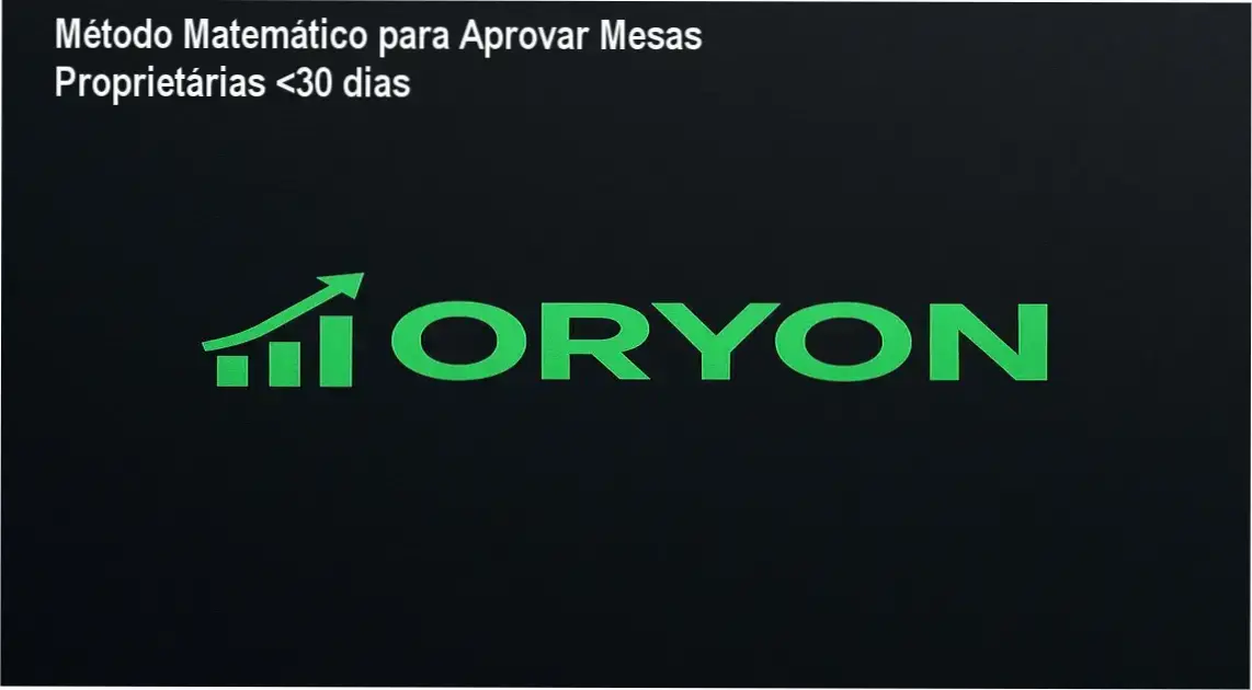 ORYON Mesas Proprietárias Nickolas Ferreira – bastidores do método matemático ao vivo