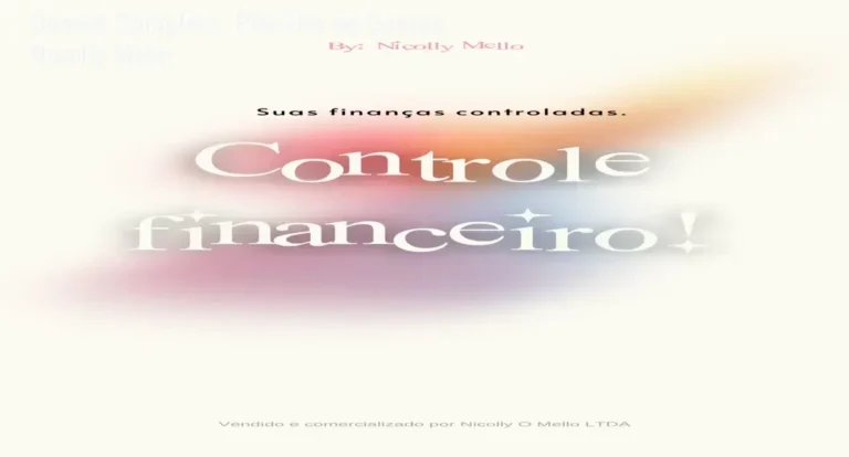 Interface de dashboard financeiro com gráficos de receitas e despesas em uma planilha automatizada