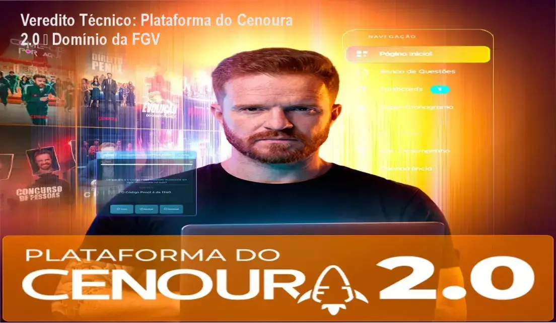 Plataforma do Cenoura 2.0 do Método QR: visão interna do curso de Direito Penal