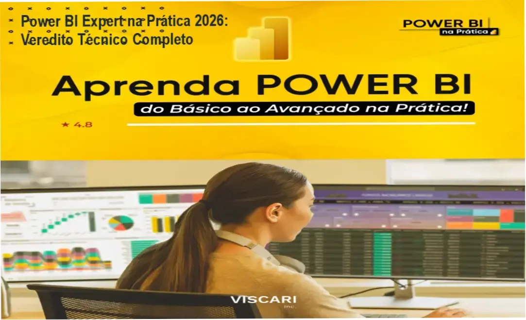 Dashboard profissional de Business Intelligence criado no curso Power BI Expert na Prática 2026