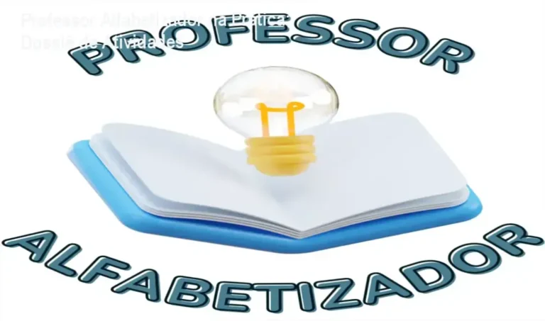 Professora aplicando atividades lúdicas de alfabetização e letramento em sala de aula