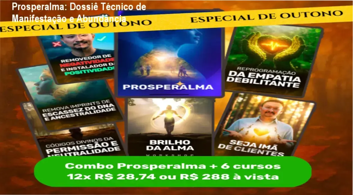 Representação visual do método Prosperalma para destravar a prosperidade financeira e espiritual