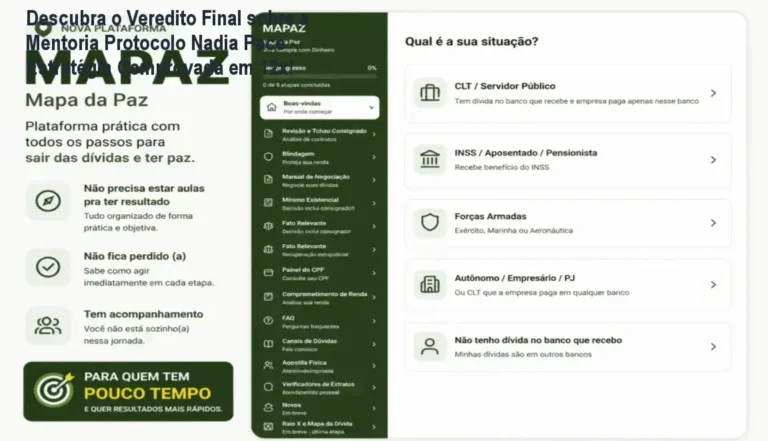 Mentoria Protocolo Nadia Pace - Bastidores e estratégia comprovada para liberdade financeira.