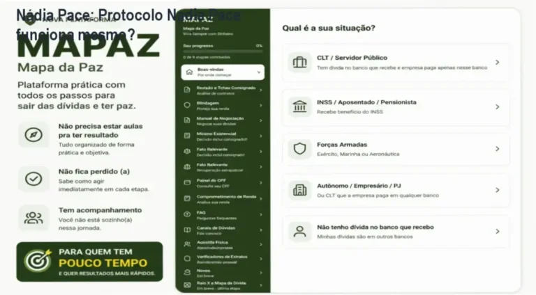 Visão interna do método Nadia Pace revelando bastidores e funcionamento do Protocolo