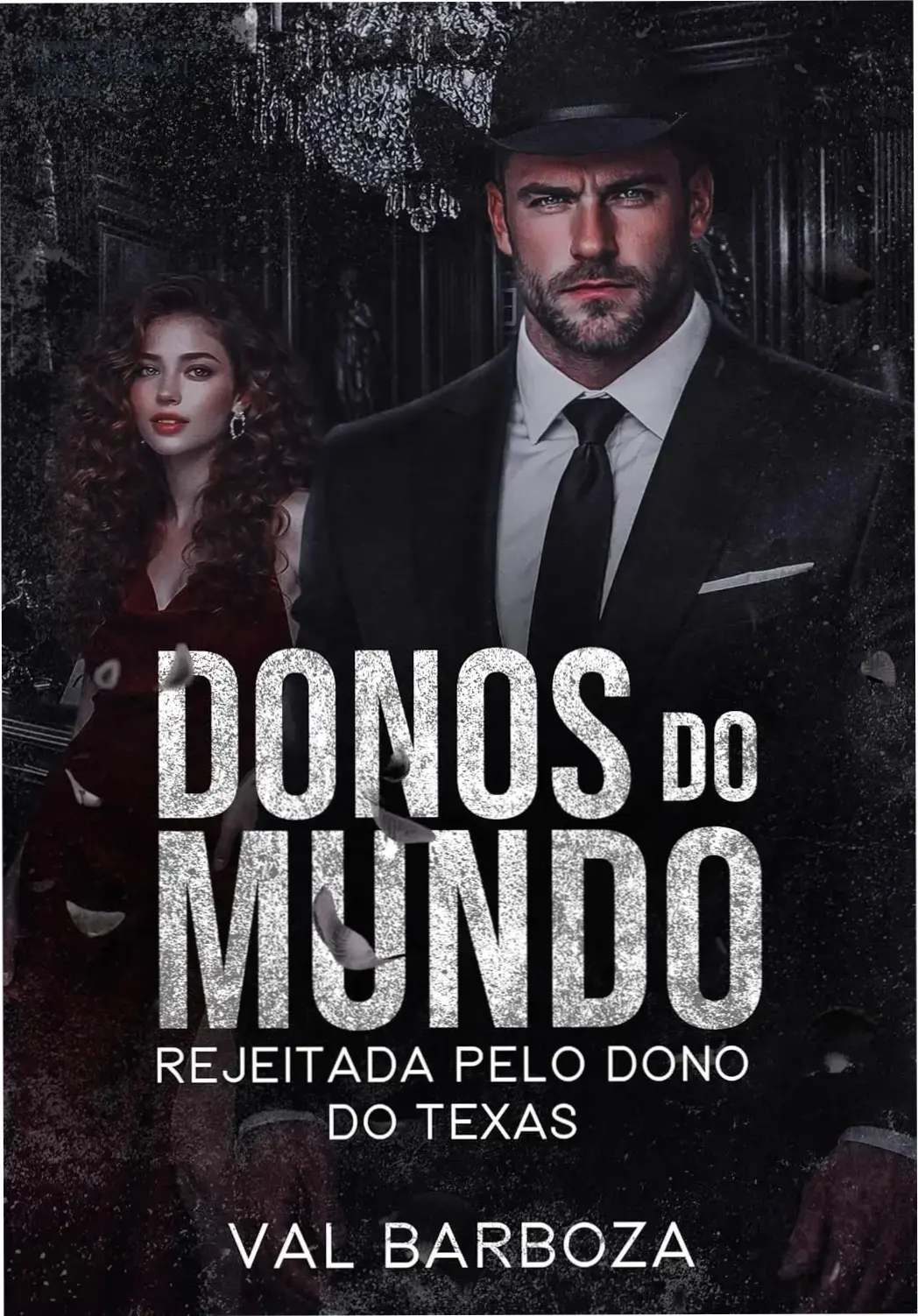Capa do ebook Rejeitada Pelo Dono do Texas de Val Barboza, romance age gap com viúvo e babá.