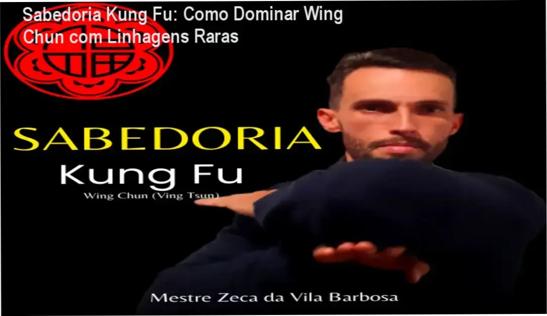 Mestre Zeca da Vila Barbosa demonstrando técnica de Wing Chun Kung Fu em ambiente de treino tradicional