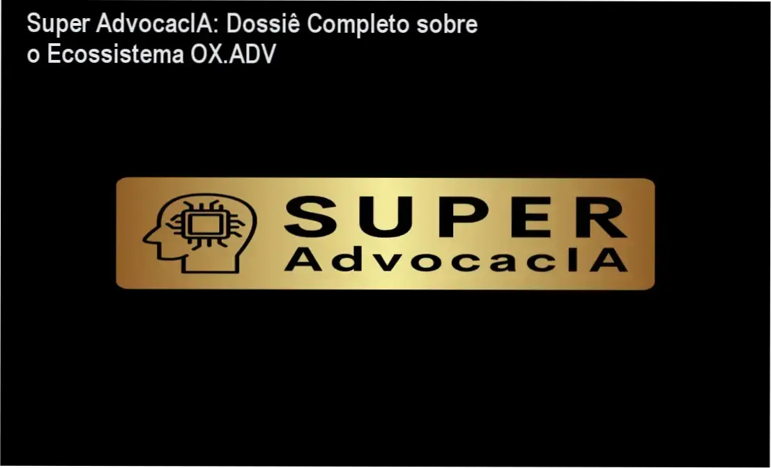 Interface da plataforma Super AdvocacIA demonstrando ferramentas de inteligência artificial e gestão jurídica