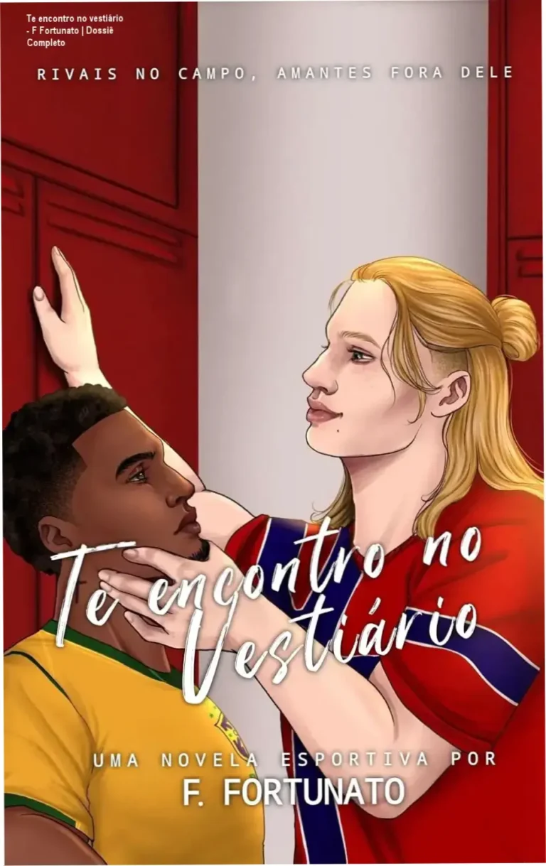 Capa do ebook Te encontro no vestiário de F Fortunato apresentando temática de romance MM esportivo entre jogadores de futebol