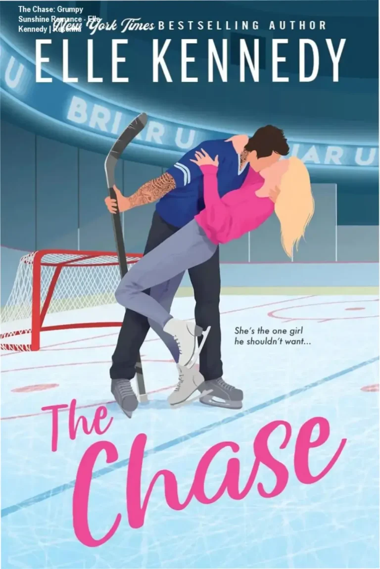 Capa do ebook The Chase de Elle Kennedy, volume 1 da série Briar U, romance grumpy sunshine hóquei universitário