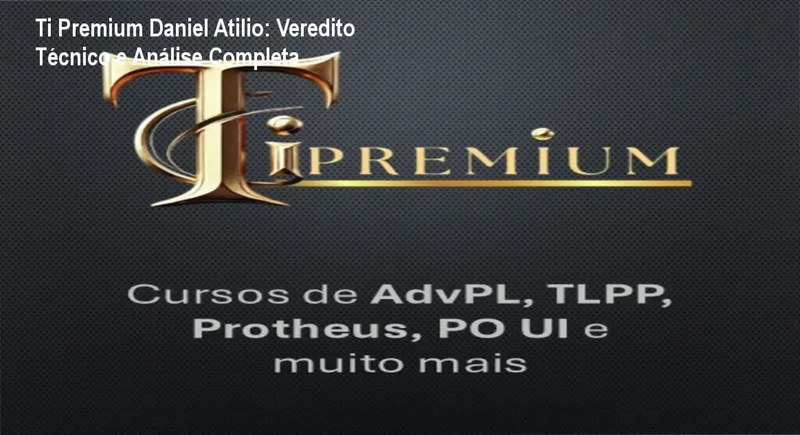 Capa da análise técnica do Ti Premium mostrando módulos de AdvPL, TLPP e PO UI