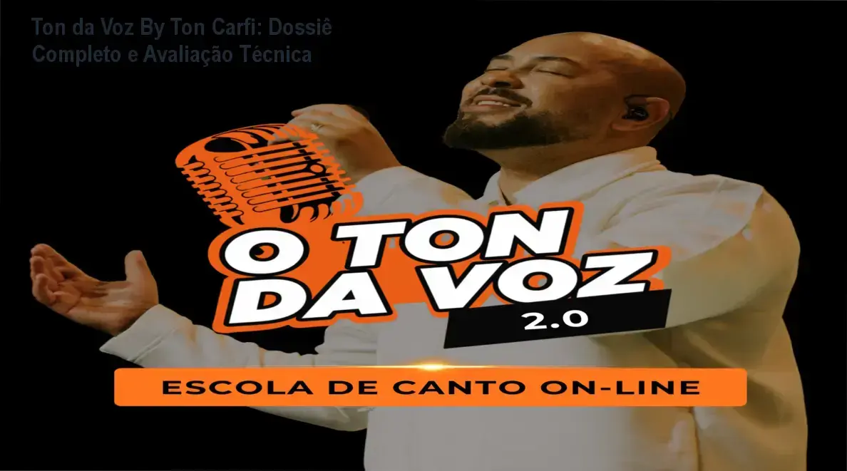 Representação do método de treinamento vocal Ton da Voz de Ton Carfi para estudantes de música