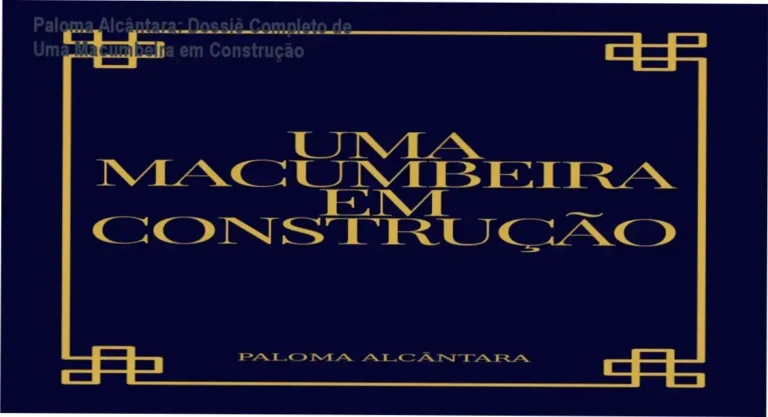 Visualização interna do e-book Uma Macumbeira em Construção de Paloma Alcântara detalhando o guia de desenvolvimento mediúnico