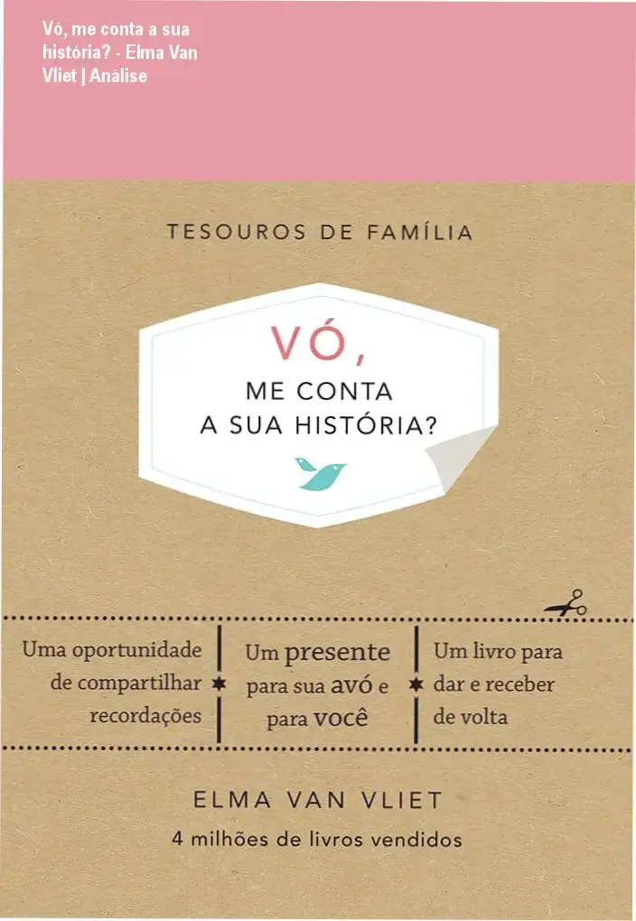 Capa do livro Vó me conta a sua história de Elma Van Vliet edição capa dura