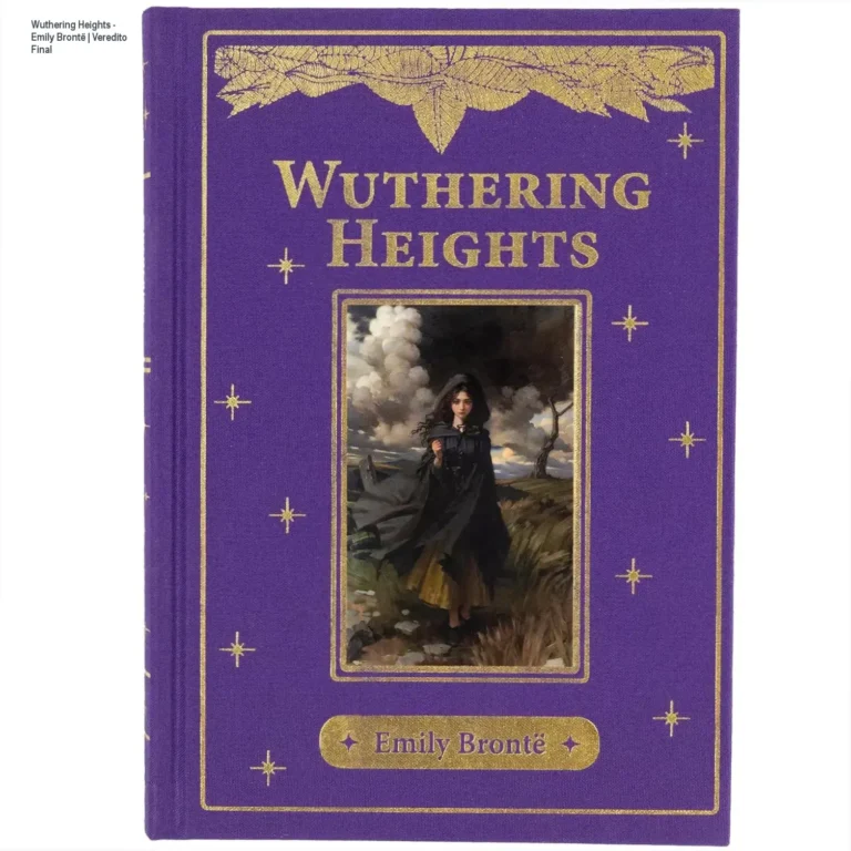 Capa do livro Wuthering Heights de Emily Brontë, edição clássica em inglês