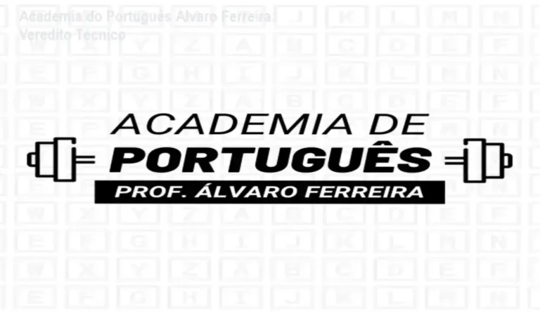 Interface do curso Academia do Português de Álvaro Ferreira focada em resolução de questões para concursos